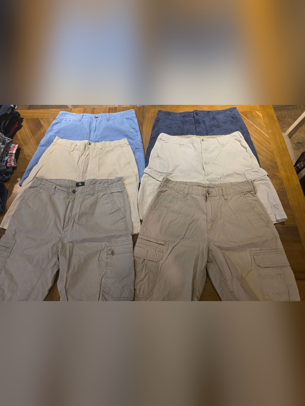Calvin Klein Lucky Brand Eddie Bauer Woolrich Polo Ralph Lauren Shorts Lot 6